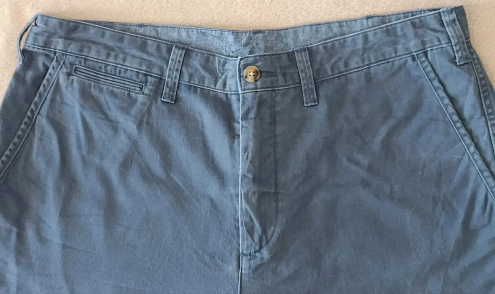 Polo Ralph Lauren azul de ajuste relajado con logo bordado Talla 35 – photo 3